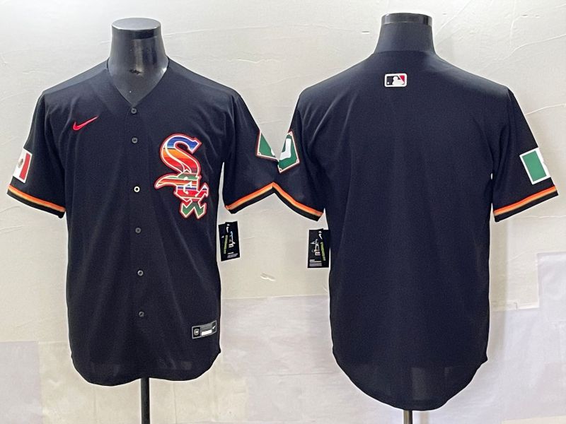Men 2025 Chicago White Sox Blank Black Game Nike MLB Jersey style 31->chicago white sox->MLB Jersey